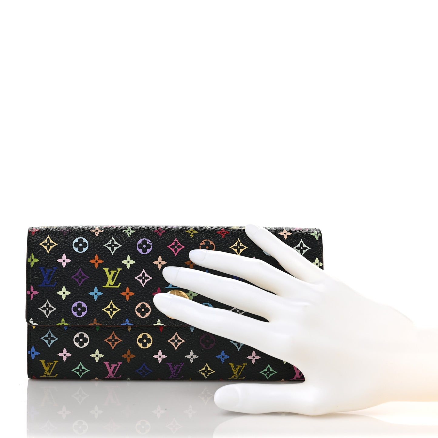 Monogram Multicolor Sarah Wallet Black Grenade