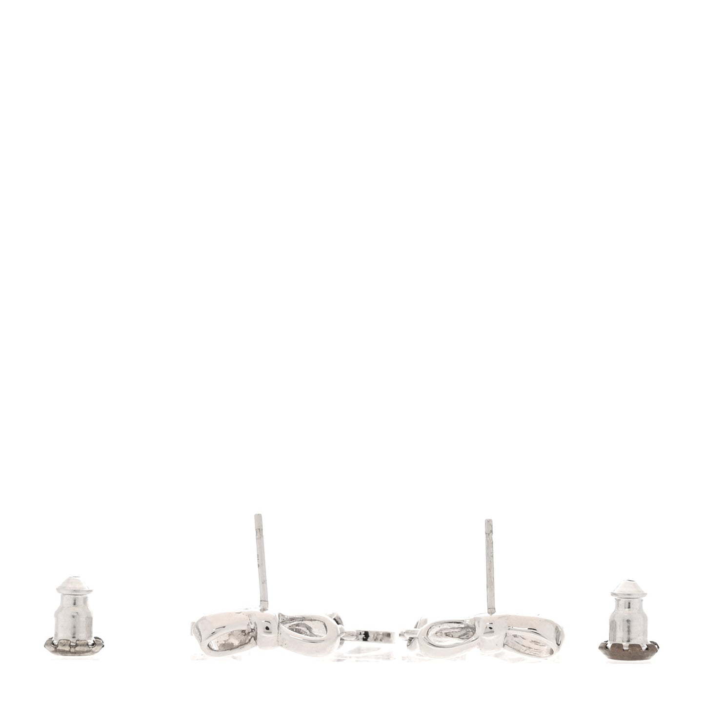 Bow Earrings Silver