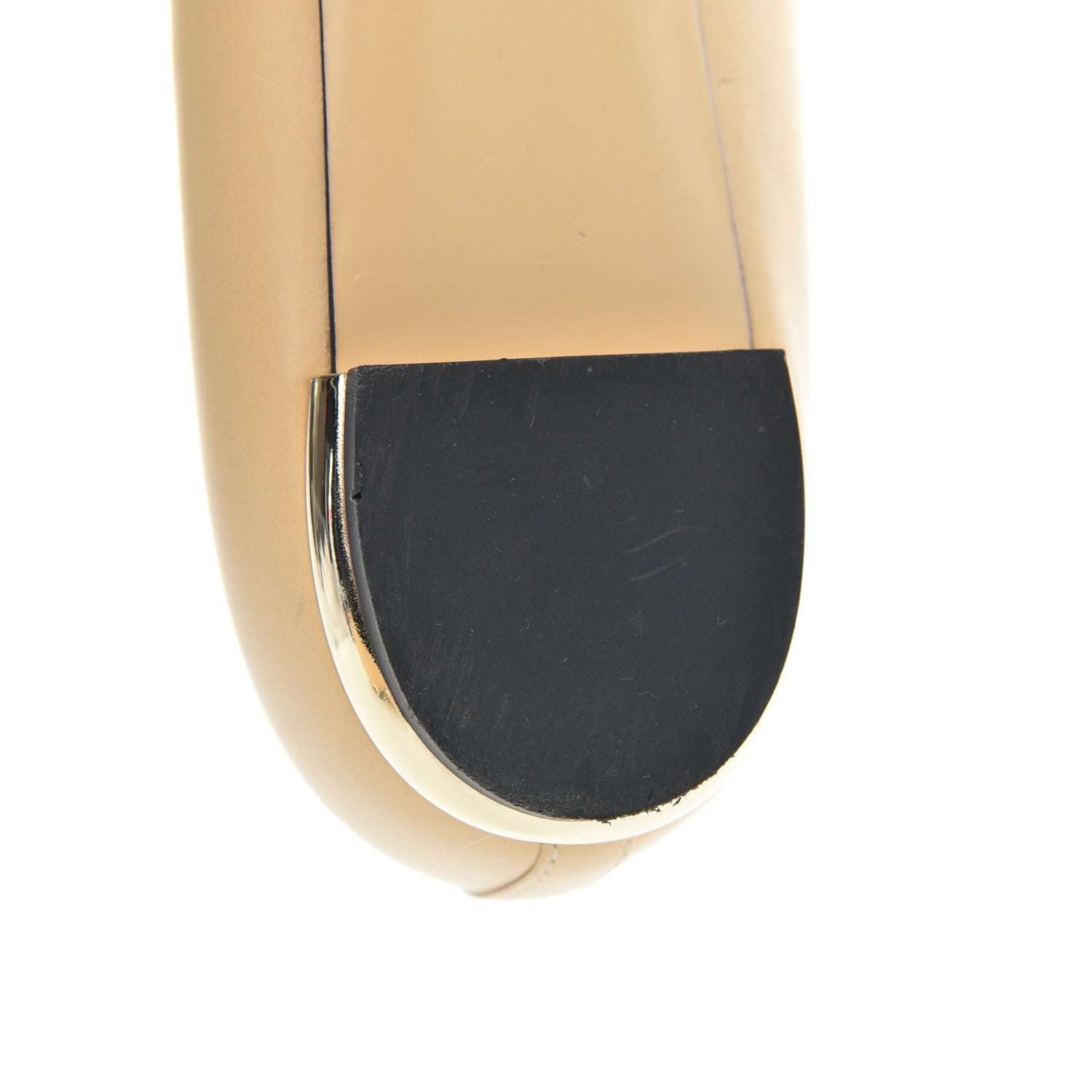 Chanel Lambskin Pearl Bow Ballerina Flats 37 Beige Black 11 of 16
