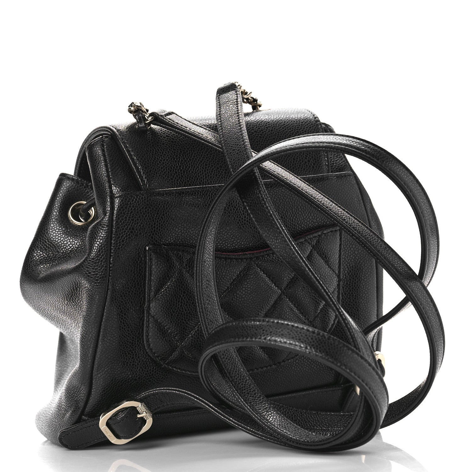 Chanel Caviar Quilted Mini Business Affinity Backpack Black 3 of 11