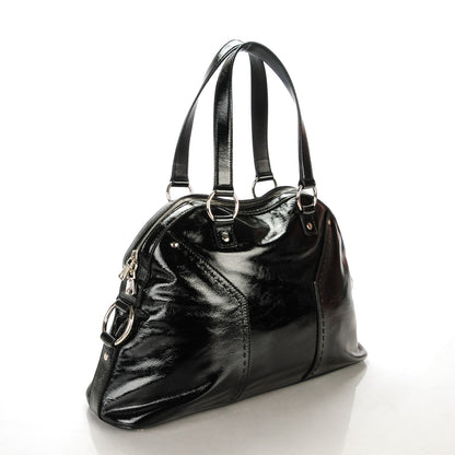 Saint Laurent Patent Large Muse Black 3 of 7