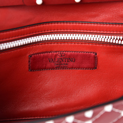 Valentino Garavani Lambskin Free Rockstud Spike Wallet On Chain Rosso Valentino 6 of 9