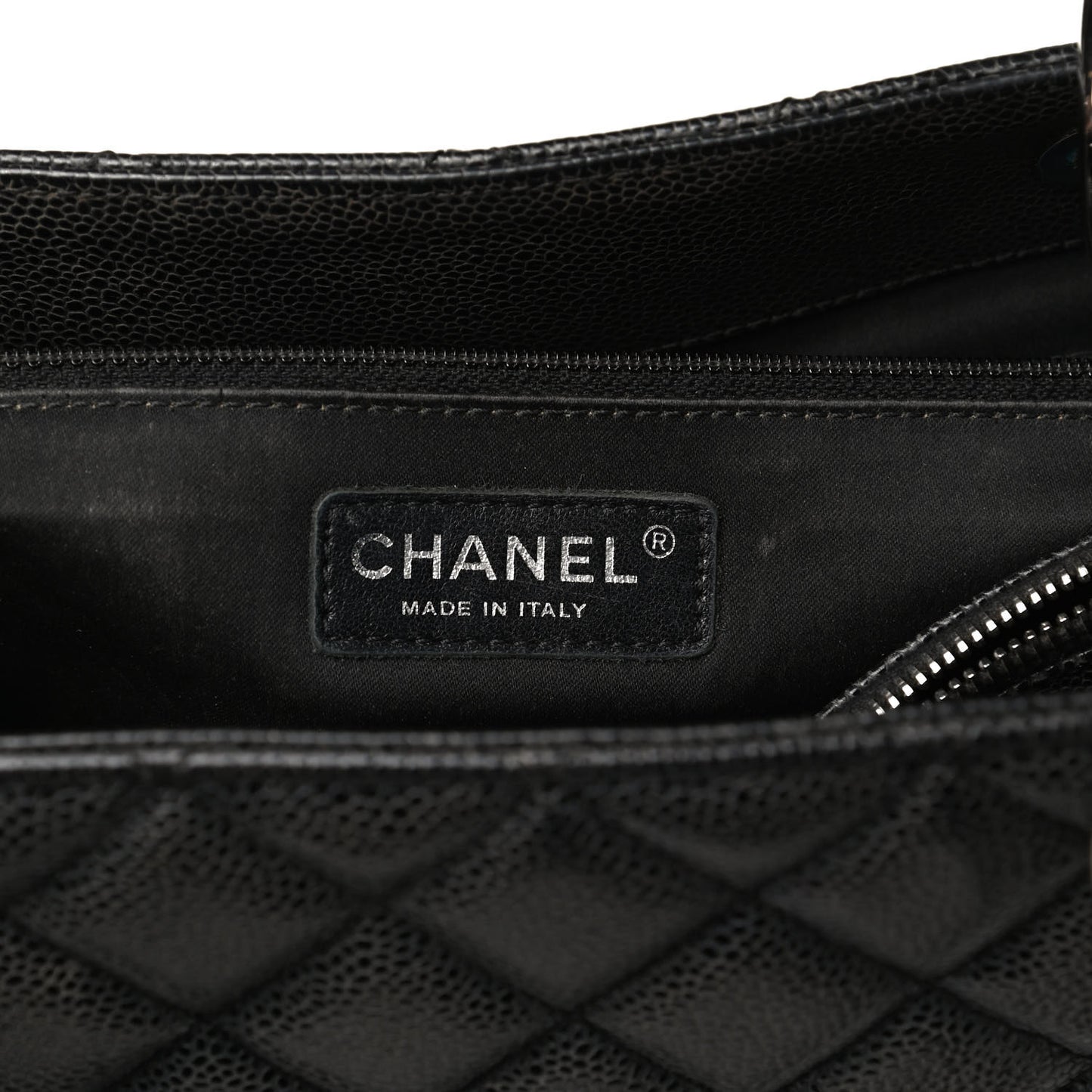 Caviar Quilted XL Grand Shopping Tote GST Black
