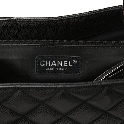 Chanel Caviar Quilted XL Grand Shopping Tote GST Black 5 of 16