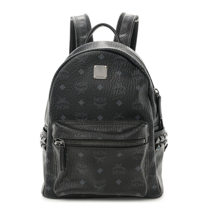 MCM Visetos Small Side Stud Stark Backpack Black 1 of 13
