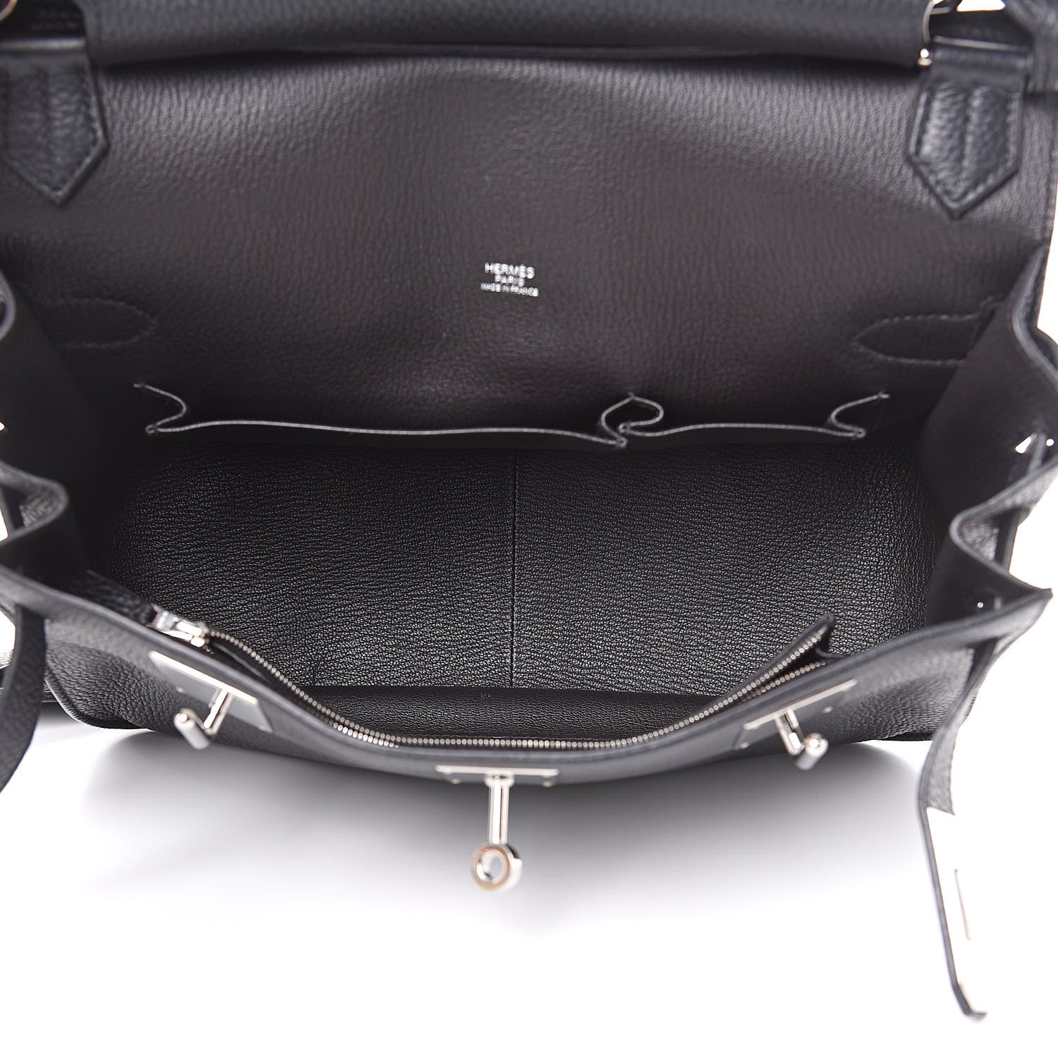 Hermes Taurillon Clemence Jypsiere 31 Black 5 of 9