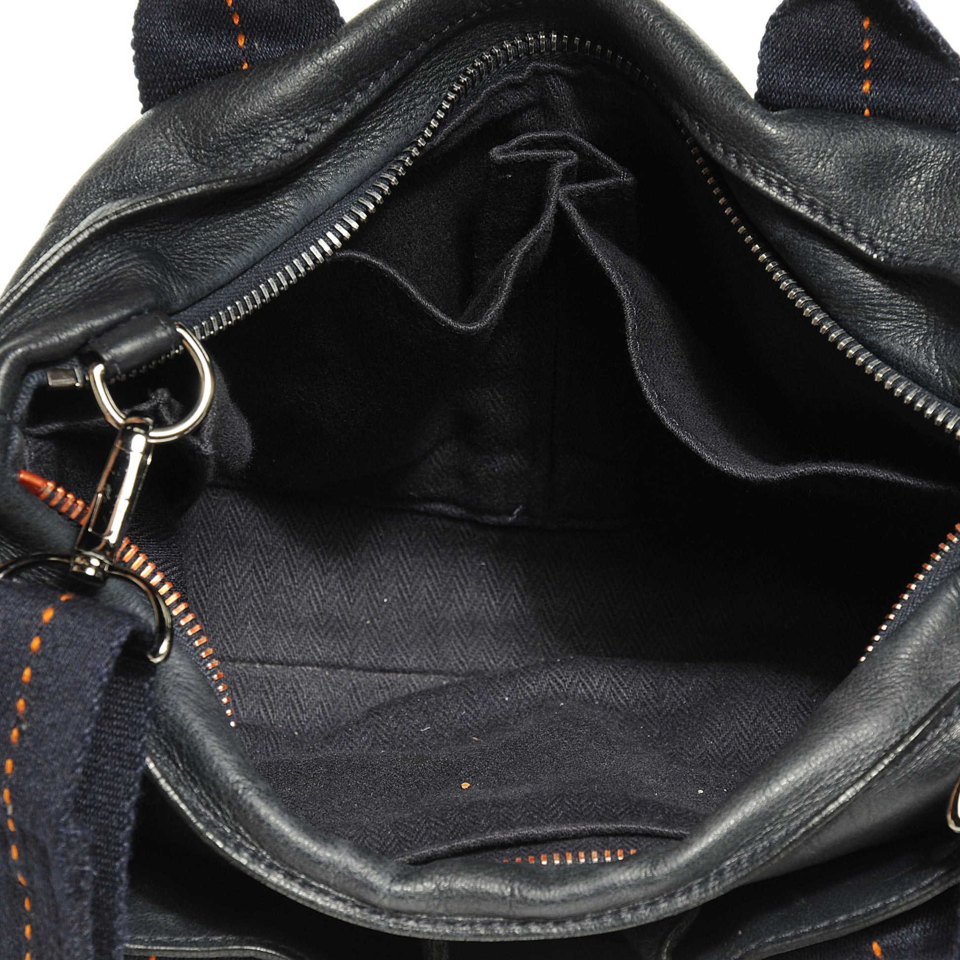 Hermes Swift Leather Caravane Horizontal PM Bleu Abysse 6 of 6