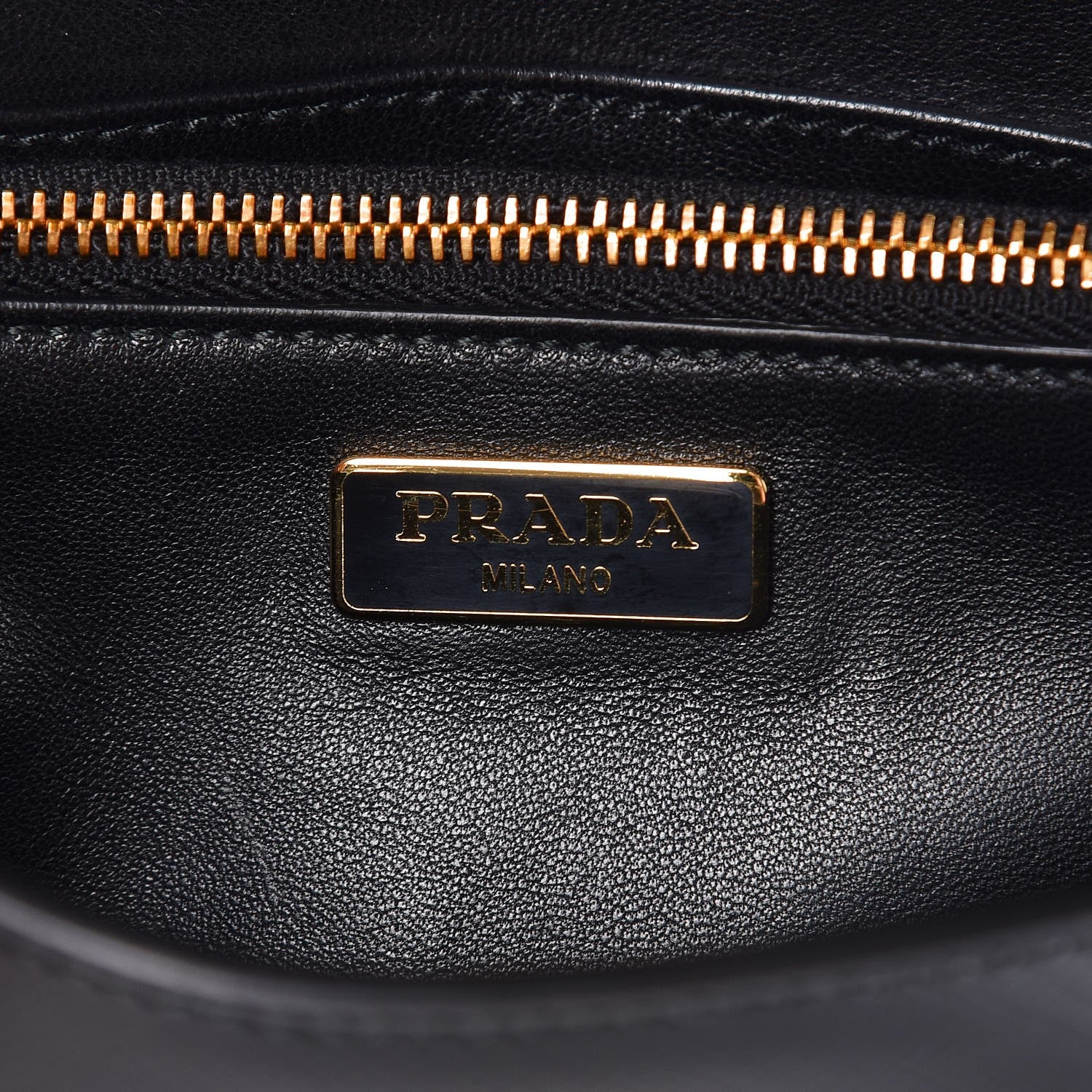 Prada Saffiano Vernice Mini Crossbody Wallet Black 5 of 8