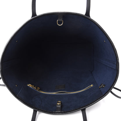 Louis Vuitton Empreinte Monogram Giant Neverfull MM Black 5 of 11
