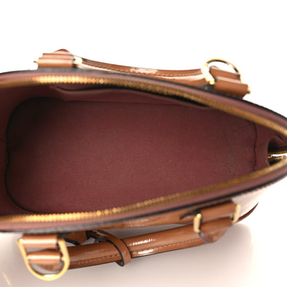 Louis Vuitton Vernis Alma BB Rose Velours 5 of 8