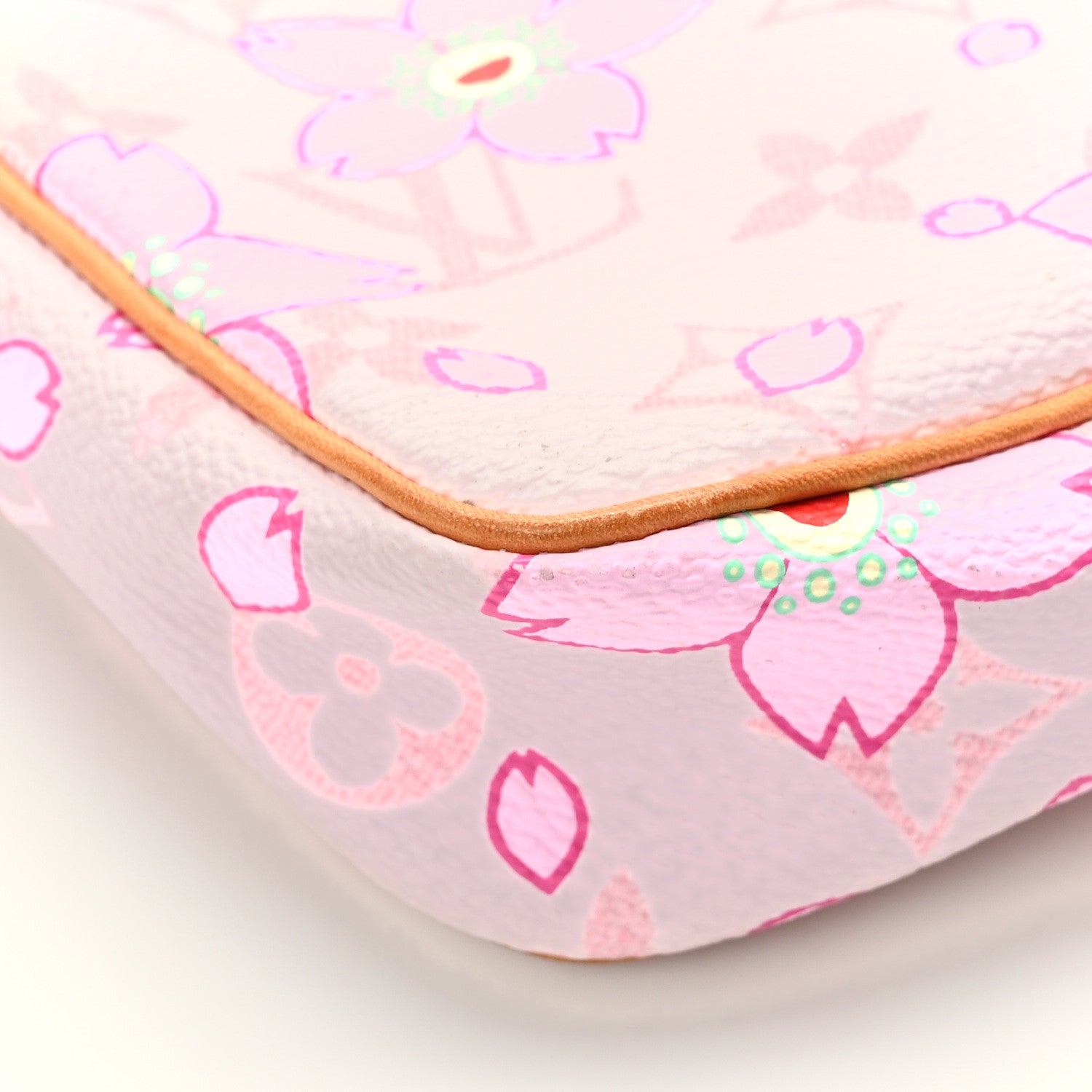 Louis Vuitton Monogram Cherry Blossom Pochette Accessories Pink 10 of 13