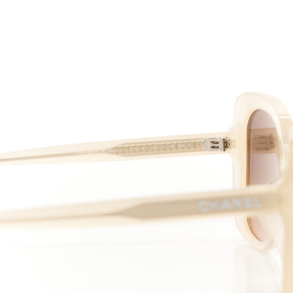 Chanel Acetate Rectangle Sunglasses 5504 Beige 5 of 8
