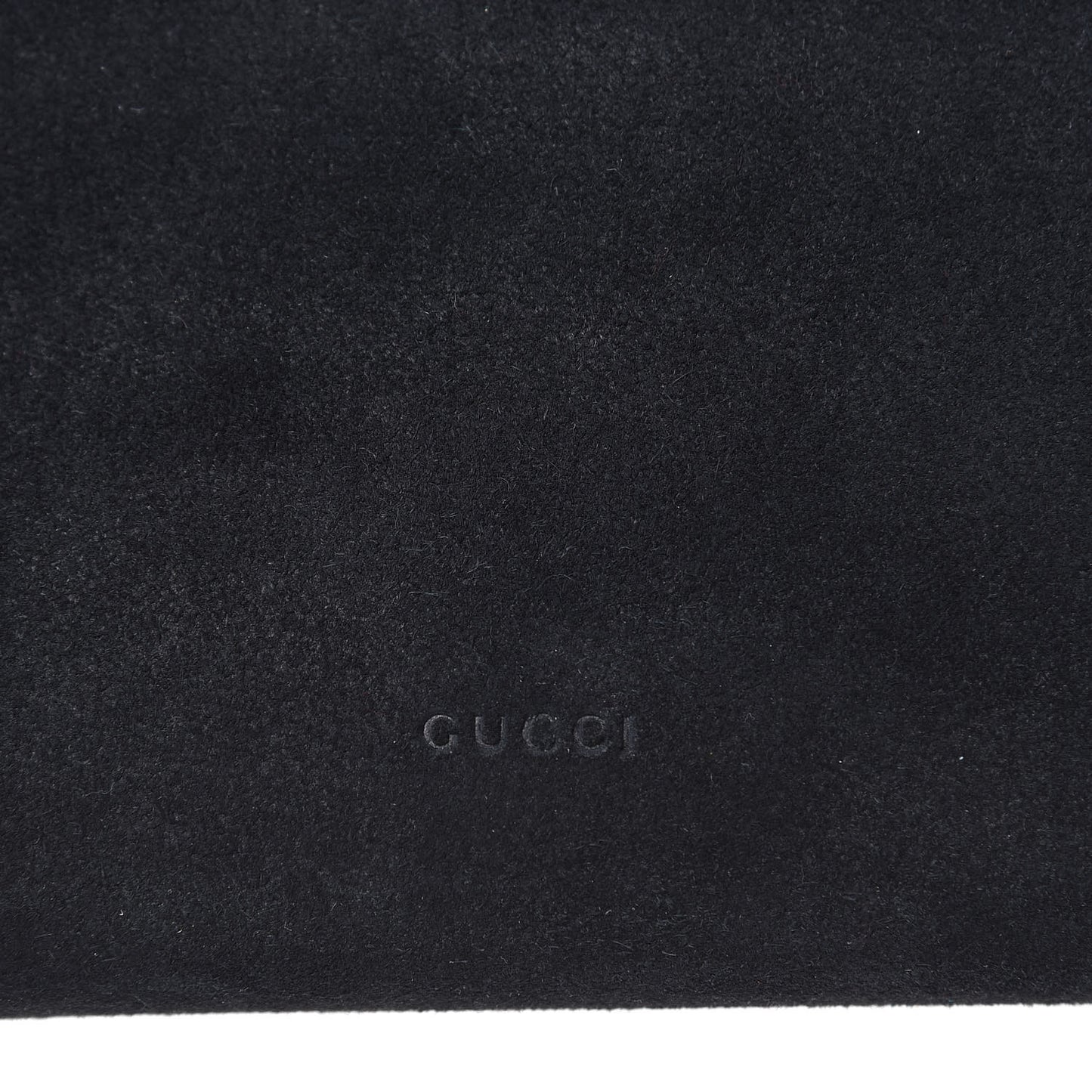 Suede Mini Dionysus Chain Wallet Black