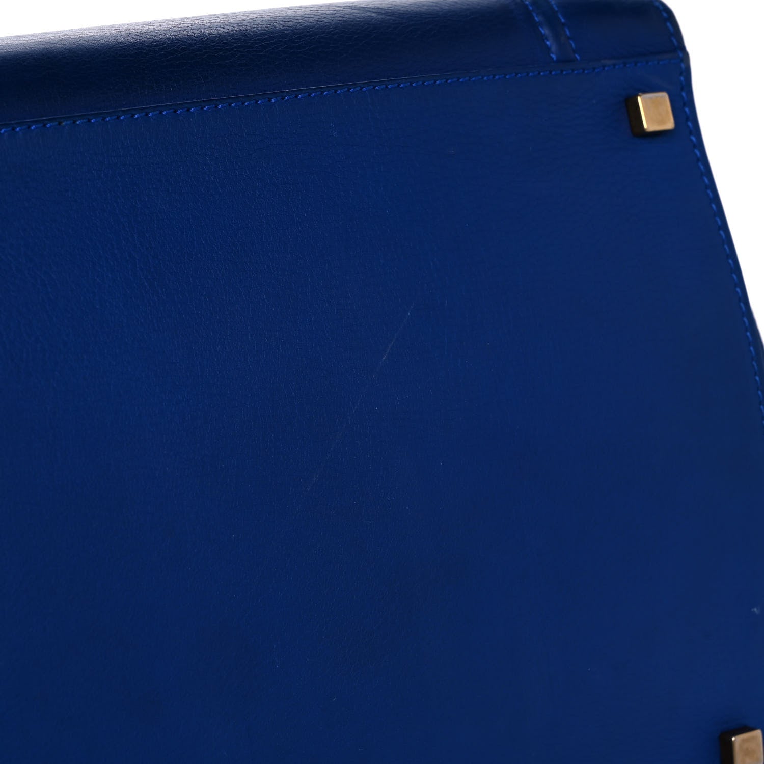 Celine Supple Calfskin Medium Phantom Luggage Royal Blue 12 of 14
