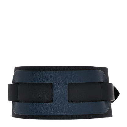 Hermes Swift Etriviere Bracelet T5 Black Bleu De Prusse 1 of 5