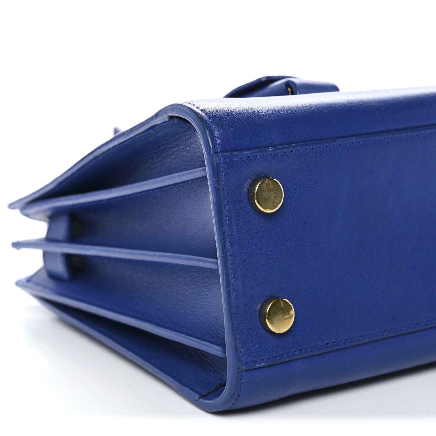 Saint Laurent Calfskin Nano Sac De Jour Royal Blue 8 of 12