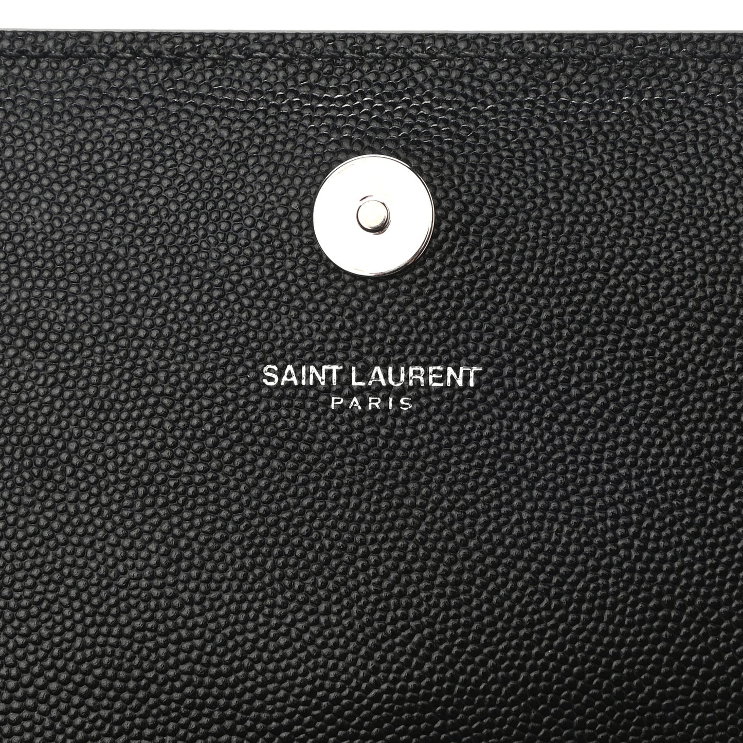 Grain De Poudre Monogram Cassandre Clutch Black