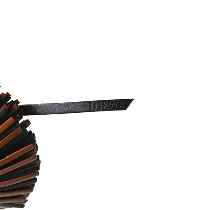 Loewe Calfskin Tassel Bag Charm Dark Tan 3 of 6