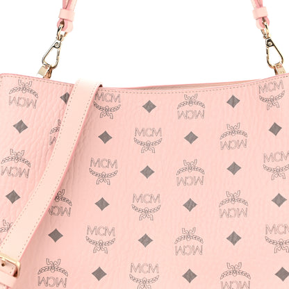 MCM Visetos Medium Aren Hobo Powder Pink 8 of 10