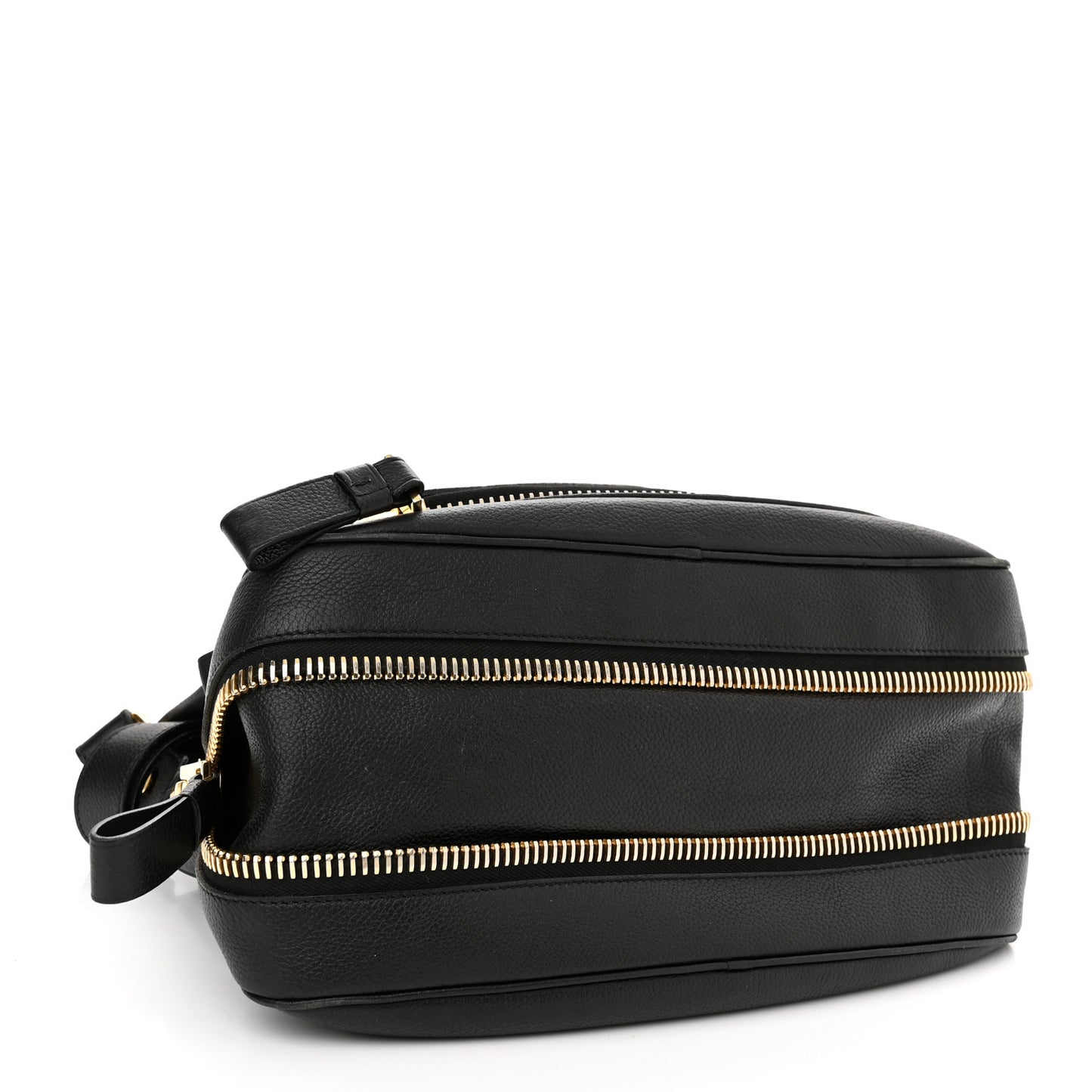 Grained Calfskin Medium Jennifer Crossbody Bag Black