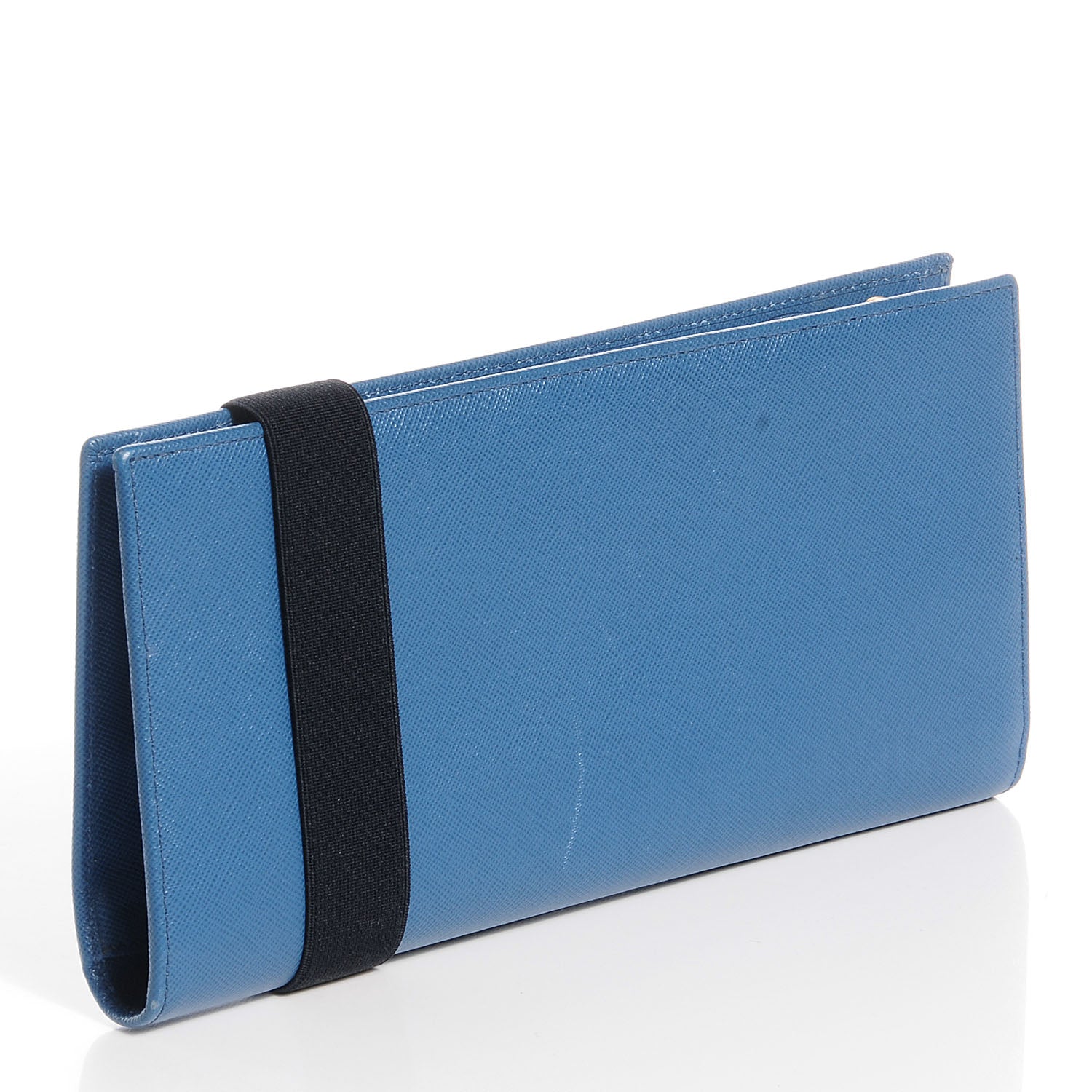 Prada Saffiano Calfskin Document Holder Cobalto 4 of 9