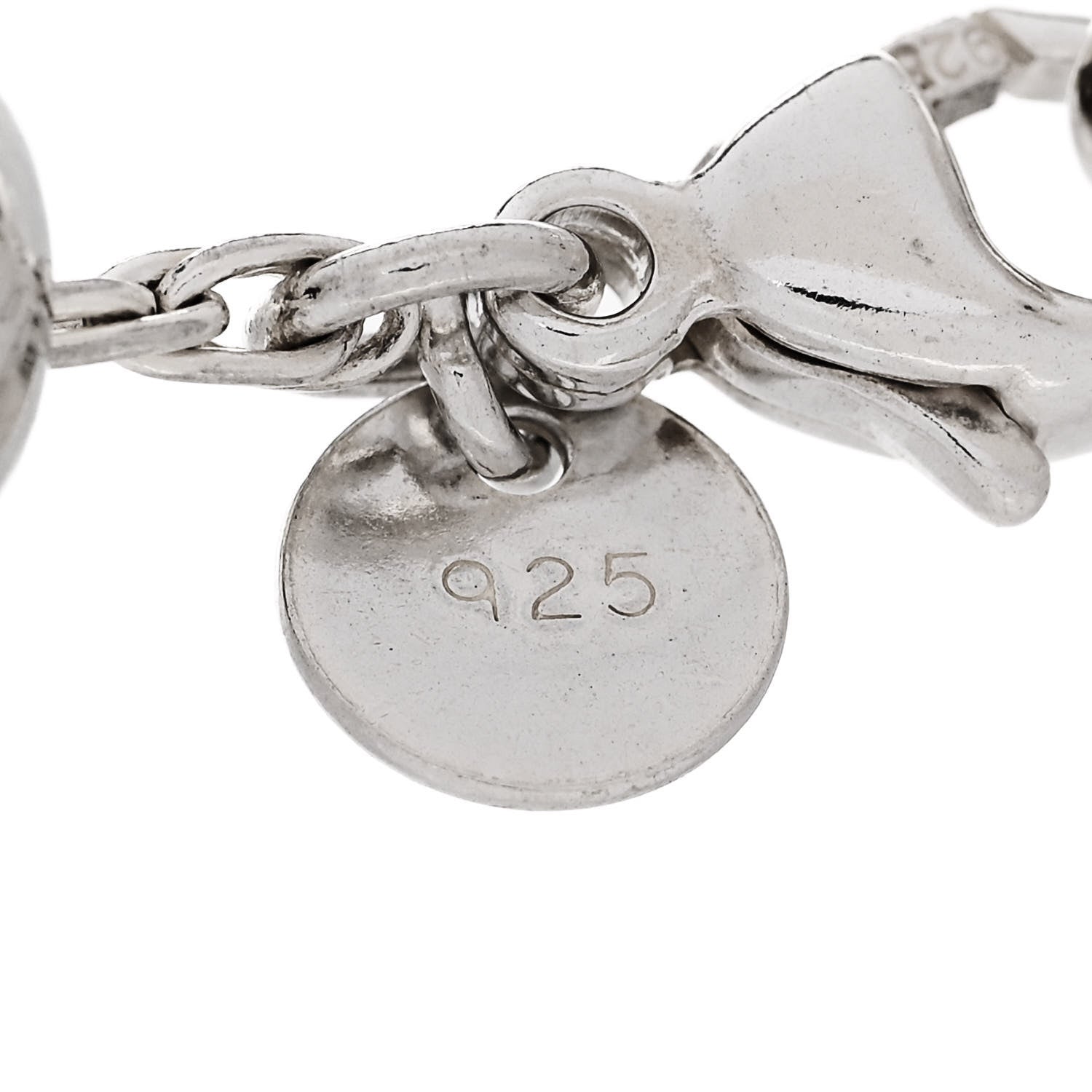 Tiffany Sterling Silver 10mm Hardwear Ball Bracelet 4 of 5