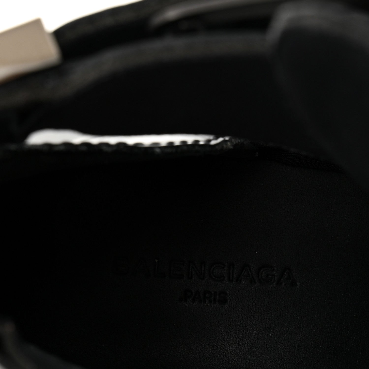 Balenciaga Brushed Calfskin Ceinture Ankle Boots 36.5 Black 7 of 9