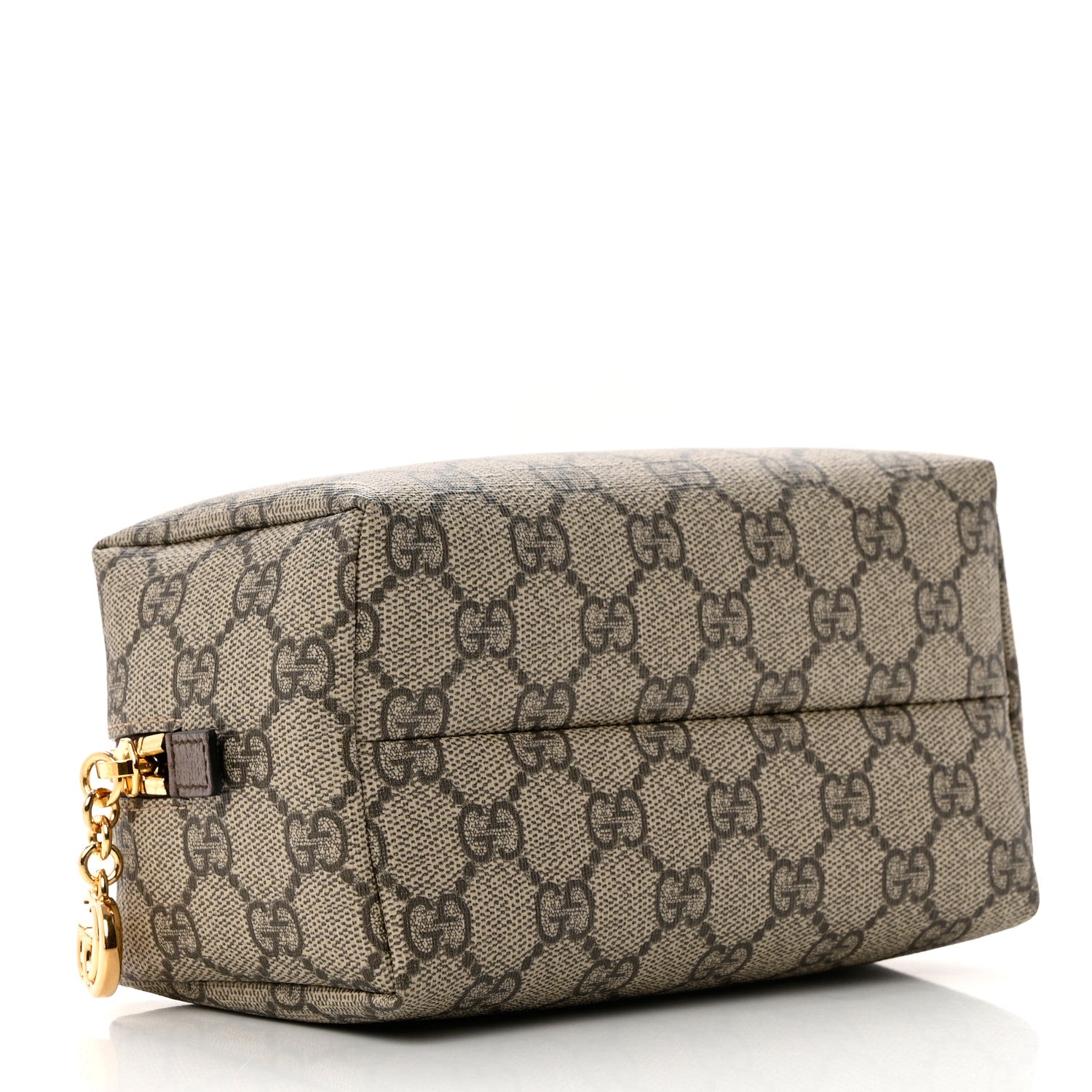 Gucci Soft GG Supreme Monogram Calfskin Medium Ophidia Cosmetic Case Beige Ebony New Acero 4 of 8