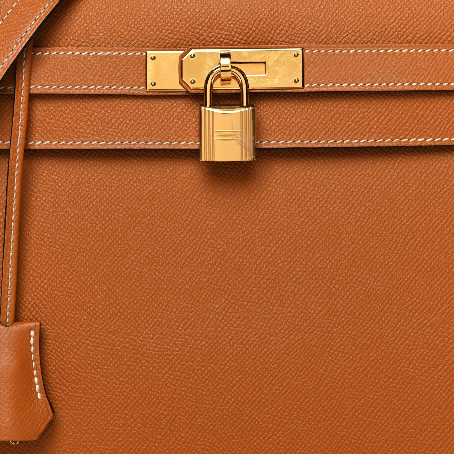 Hermes Epsom Kelly Sellier 35 Gold 8 of 11