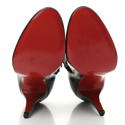 Christian Louboutin Calfskin Belle 85 Ankle Boots 38 Black 5 of 9