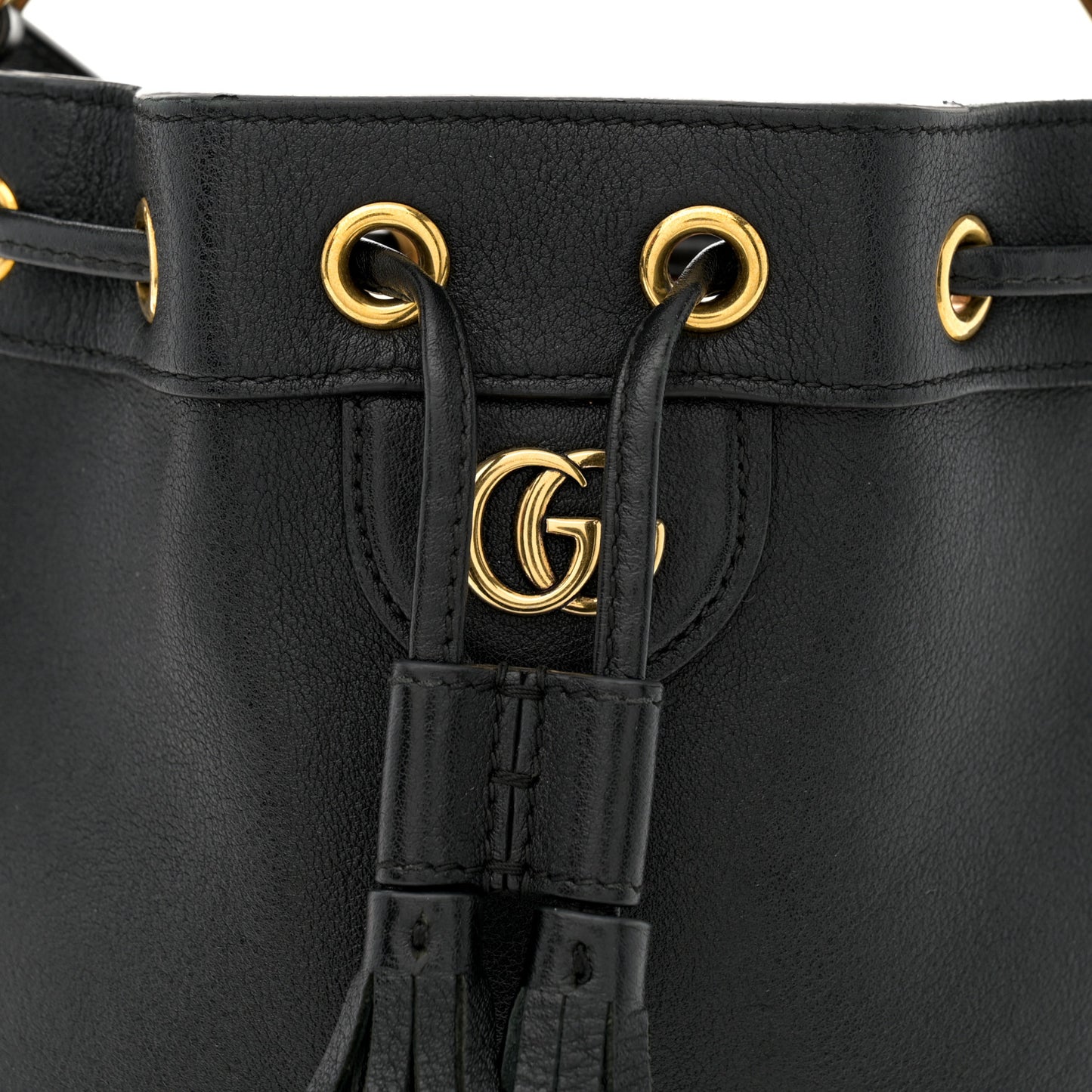 Softy Wonka Textured Dollar Calfskin Mini Diana Bucket Bag Black