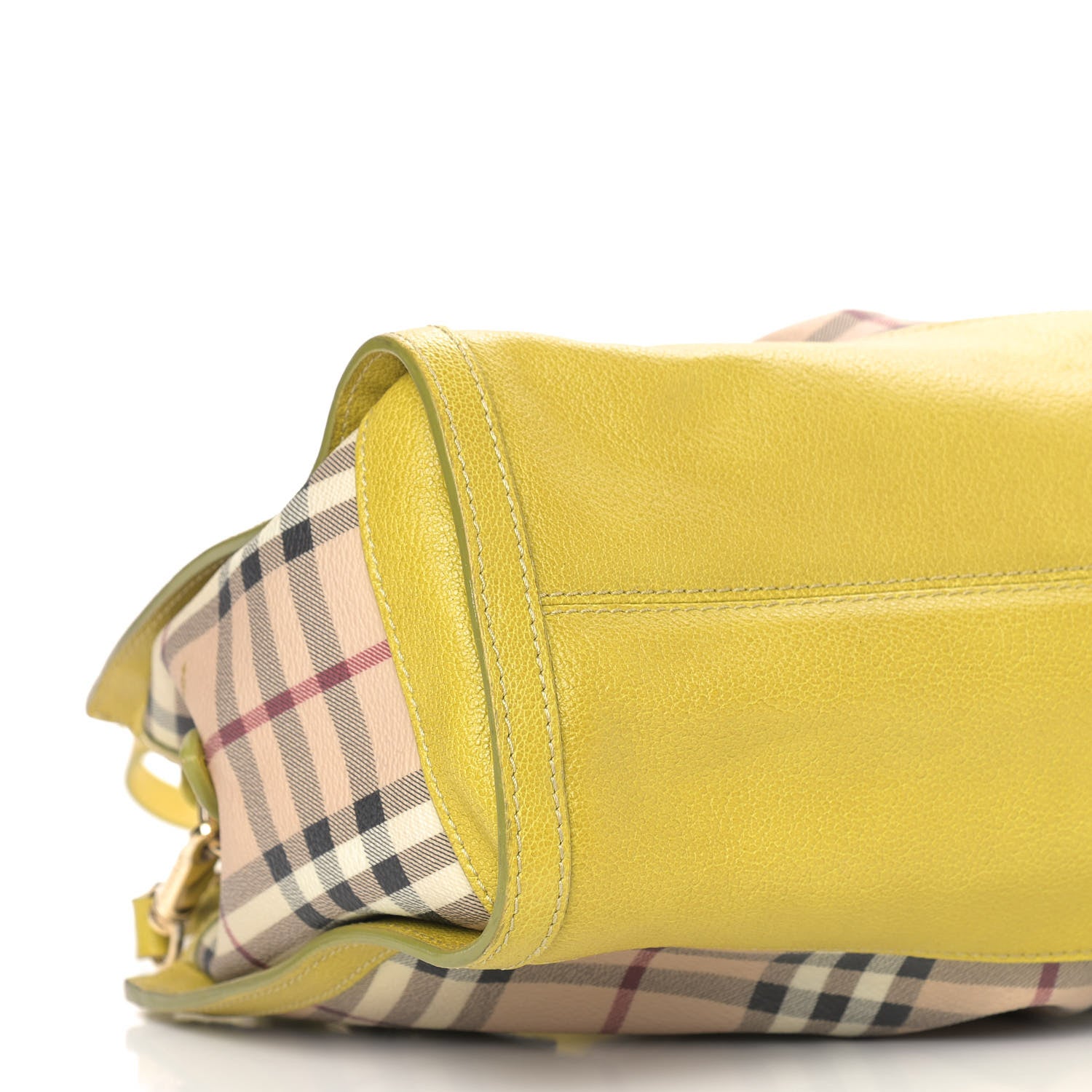 Burberry Haymarket Check Crossbody Bag Yellow 5 of 10