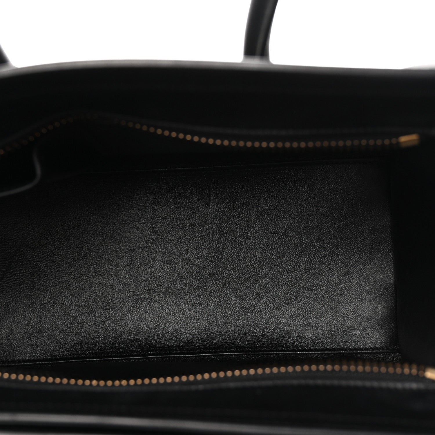 Celine Smooth Calfskin Micro Luggage Black 5 of 9