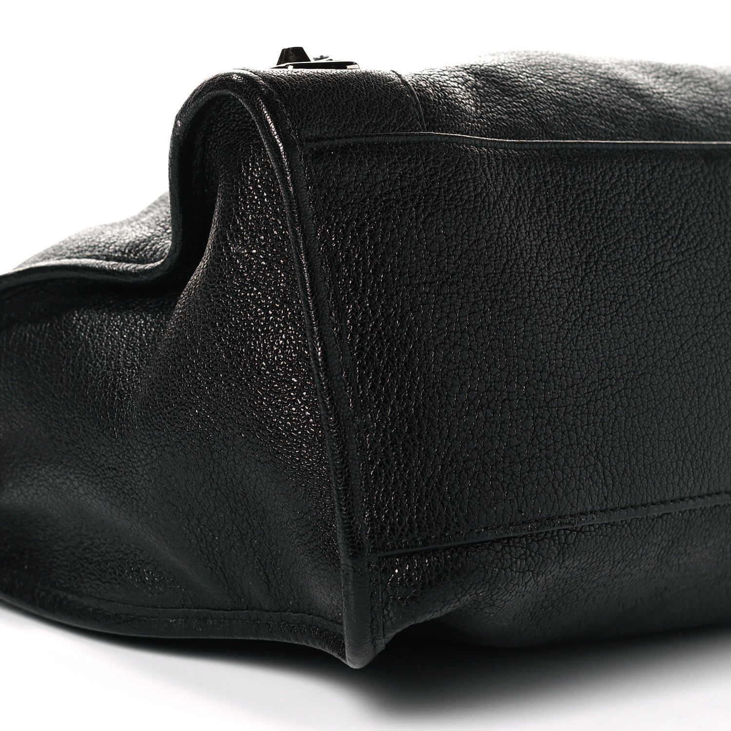 Balenciaga Chevre Gold Metallic Edge Hardware City Black 7 of 9