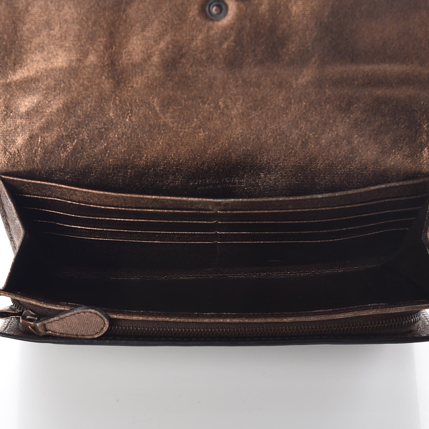 Bottega Veneta Nappa Intrecciato Continental Wallet Copper 5 of 12