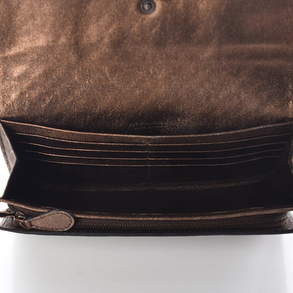 Bottega Veneta Nappa Intrecciato Continental Wallet Copper 5 of 12