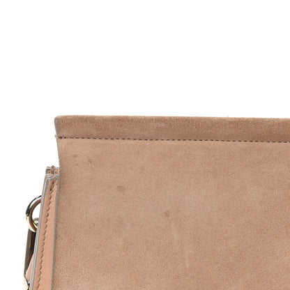 Chloe Calfskin Suede Medium Faye Shoulder Bag Blushy Pink 14 of 14