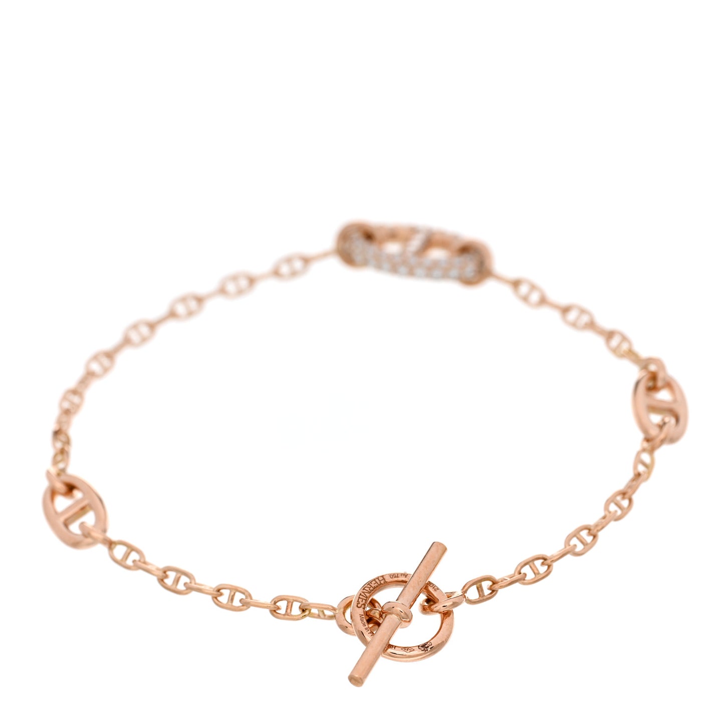 18K Rose Gold Diamond PM Farandole Bracelet SH