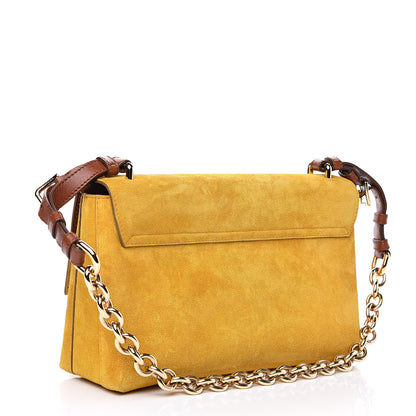 Dolce & Gabbana Suede DG Millennials Shoulder Bag Ocra Cuoio 3 of 8