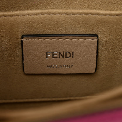 Fendi Vitello Liberty Studded Small Kan I Shoulder Bag Geranio Multicolor 6 of 10