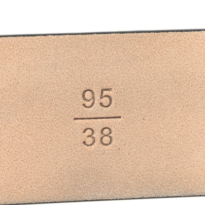 Chanel Calfskin Belt 95 38 Black 5 of 6