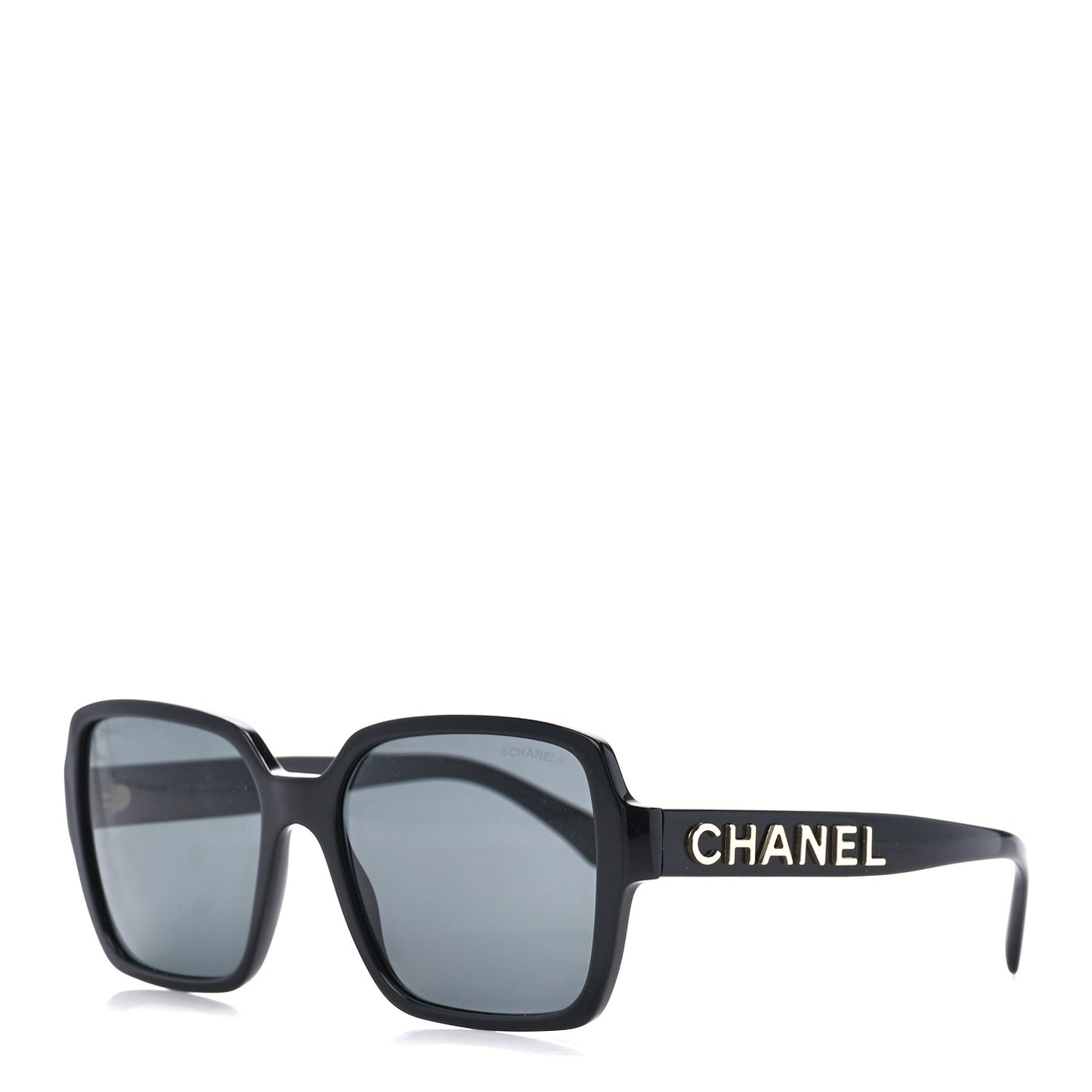Acetate Square Sunglasses 5408-A Black