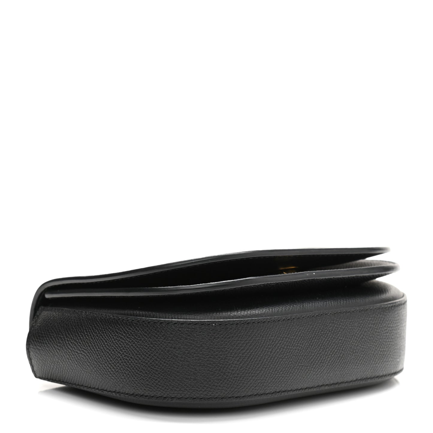 Grained Calfskin Logo Print Ville Day Bag XS Black