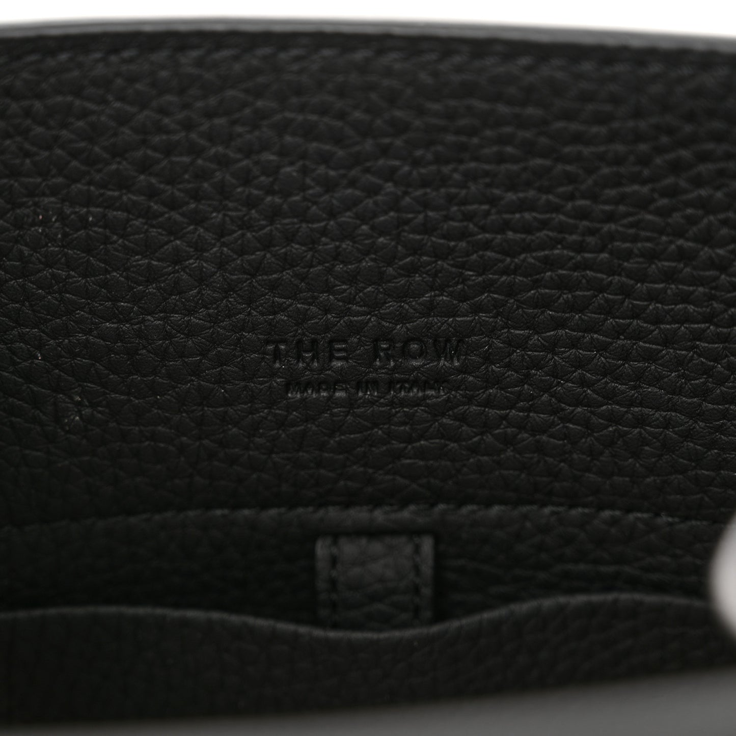 Grained Calfskin Soft Margaux 10 Bag Black