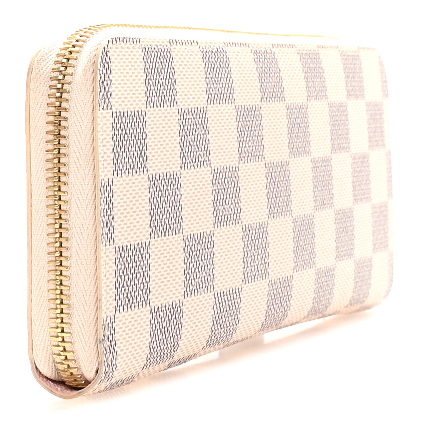 Damier Azur Clemence Wallet Rose Ballerine