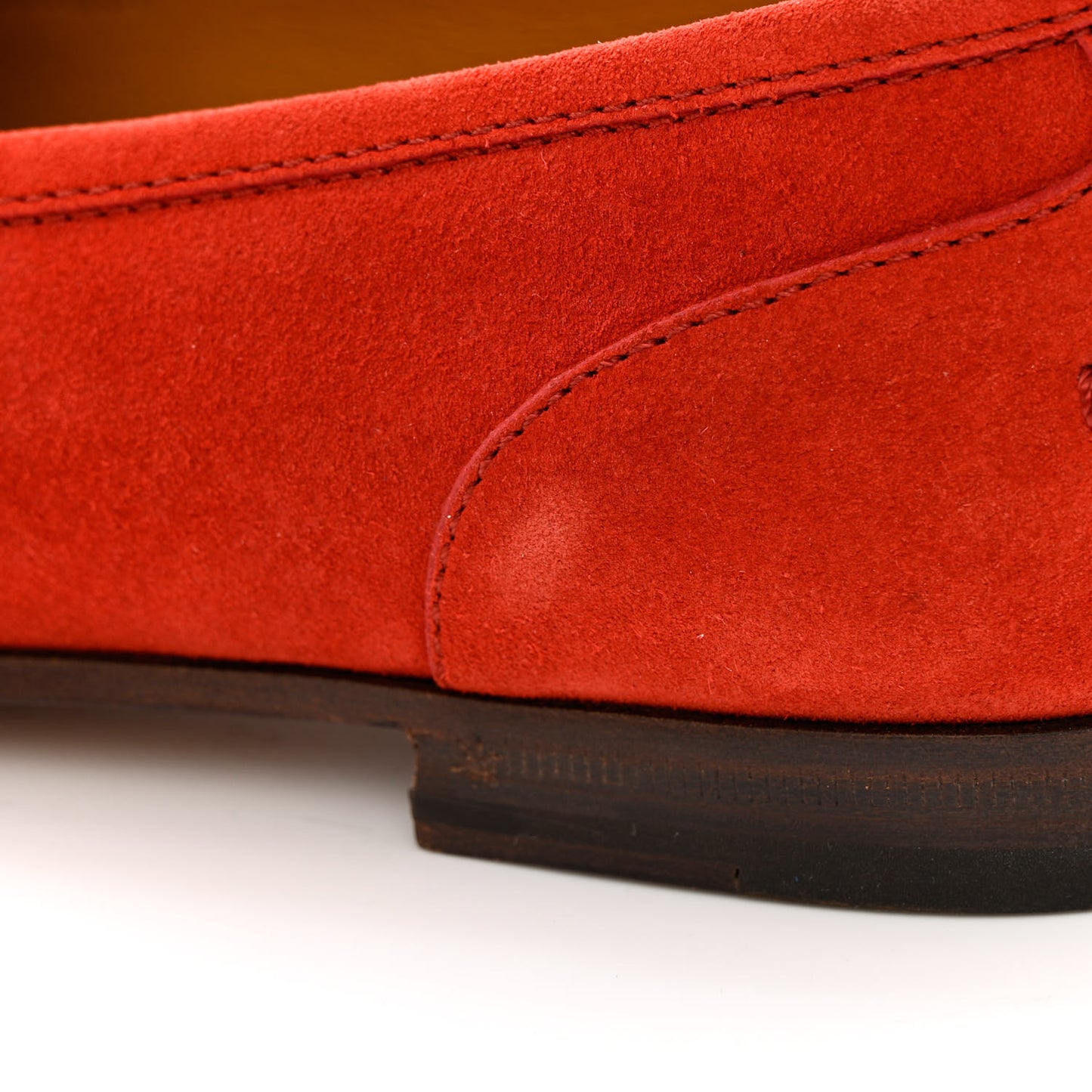 Suede Womens Jordaan Loafers 39 Red