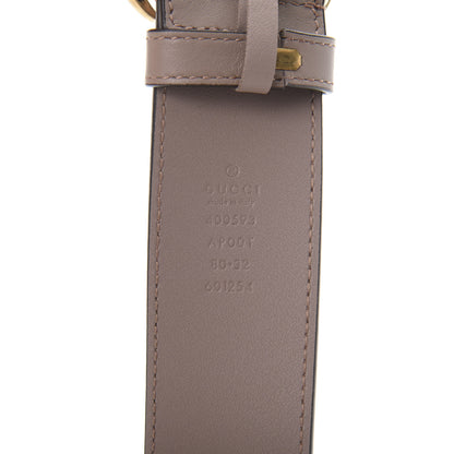 Gucci Calfskin Double G 40mm Belt 80 32 Porcelain Rose 3 of 5