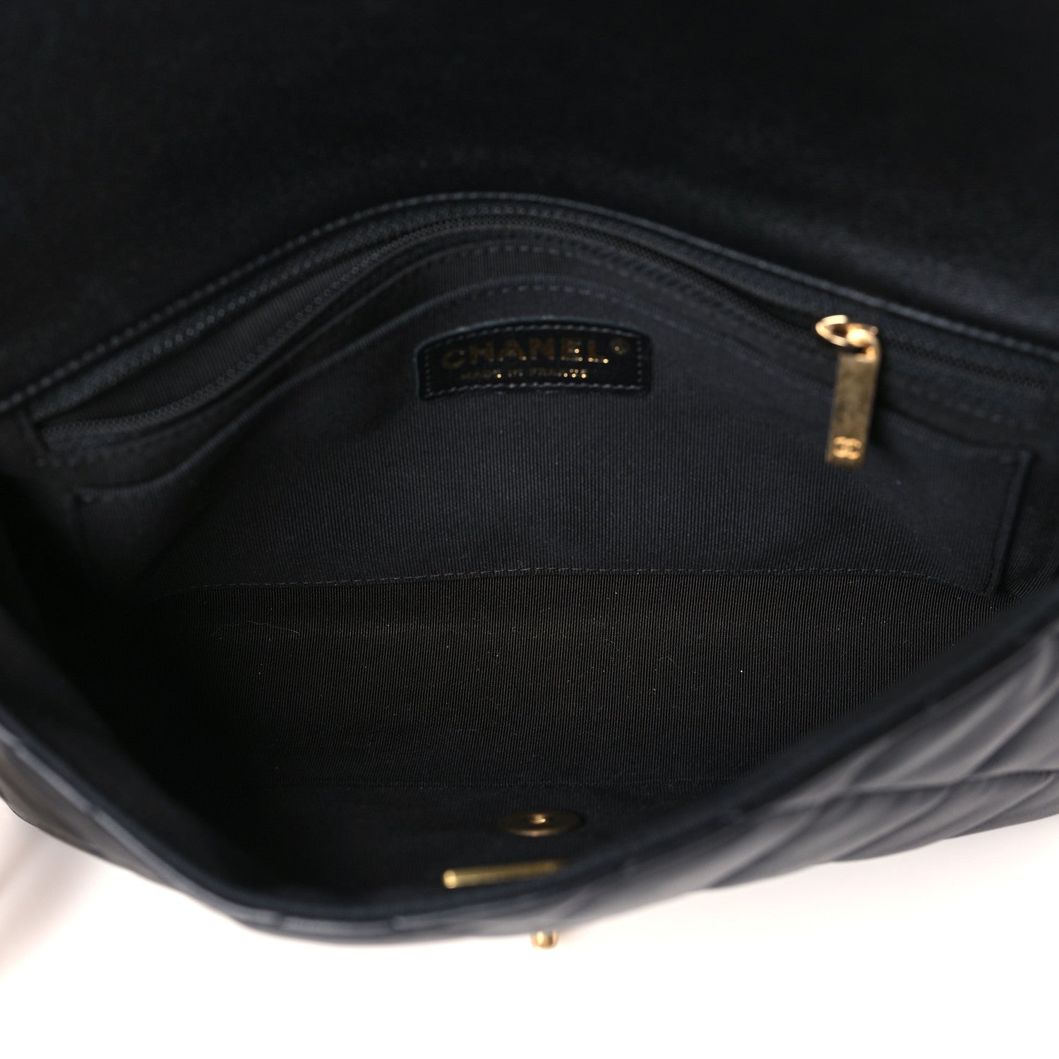 Chanel Lambskin Quilted Crush on Chains Flap Bag Black 5 of 9