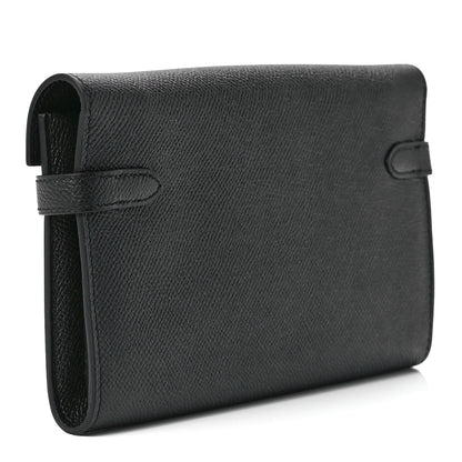 Hermes Epsom Kelly Longue Wallet Black 3 of 11