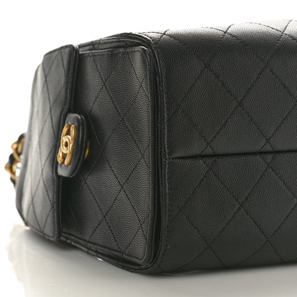 Chanel Caviar Quilted Small Chanel 25 Handbag Black 8 of 9